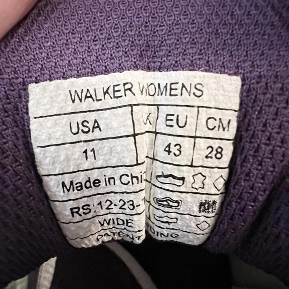 Vionic Women’s Walker Sneakers Size 11 Wide Athletic Orthotic White Purple - Picture 9 of 9